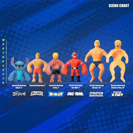 0095 Sun-Bsf-Figür Strech Armstrong Retro 25CM