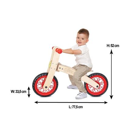 02 001 Pilsan Freestyle Cycle - Ahşap Bisiklet Pedalsız / +24 Ay