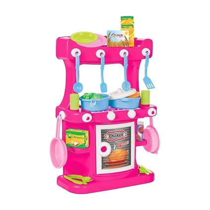 03 335 Hamarat Ayaklı Mutfak Seti Pembe -Pilsan Oyuncak