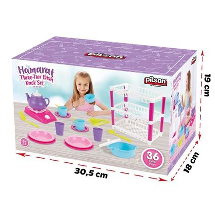 03 337 Pilsan 3 Katlı Hamarat  Mutfak Seti