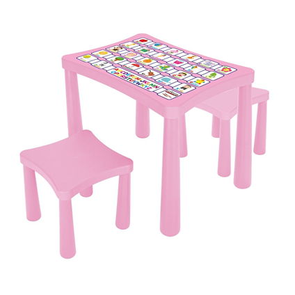 03 493 Story İki Tabureli Masa (Pembe)