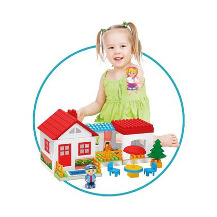 03135 Tek Katlı EV Bloklar 36 Parça