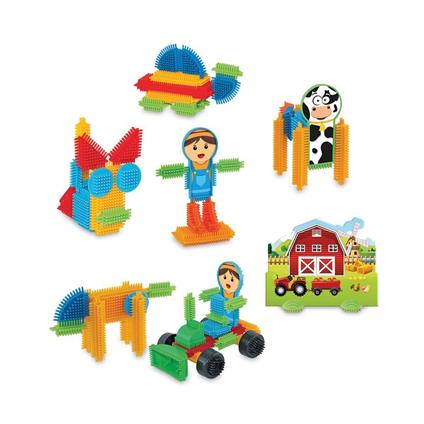 03312 Kaktüs Bloklar Çiftlik 75Pcs