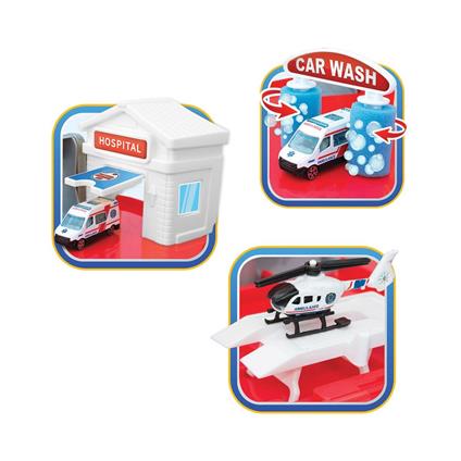 Dede 2 Katlı Hastane Garaj Seti Ve Mega Pisti 03347