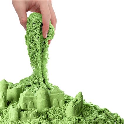 03687 Aksesuarlı Yeşil Kinetik Oyun Kumu 500 GR