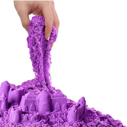 03689 Aksesuarlı Mor Kinetik Oyun Kumu 500 Gr -Dede