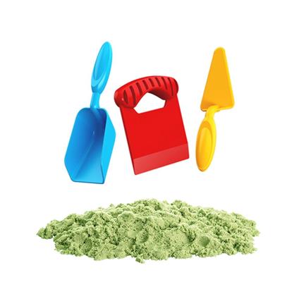 03692 Aksesuarlı Yeşil Kinetik Oyun Kumu 1000 GR