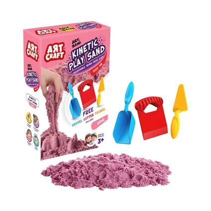 03693 Aksesuarlı Pembe Kinetik Oyun Kumu 1000 GR