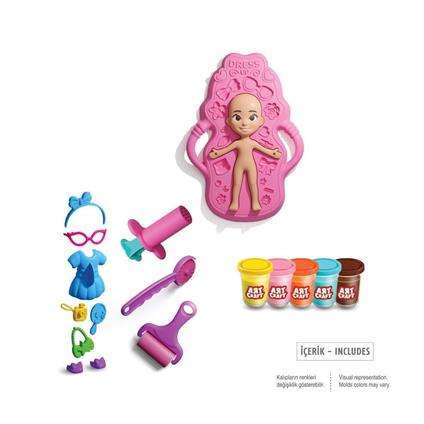 03943 Bebek Giydirme Hamur Seti 280 Gr -Dede