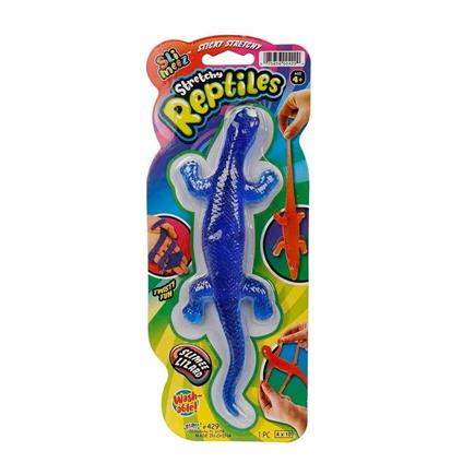 0429 Sun-Jru-Kartelalı 3 Asorti Yılan Kertenkele Timsah  Streç - Sunman