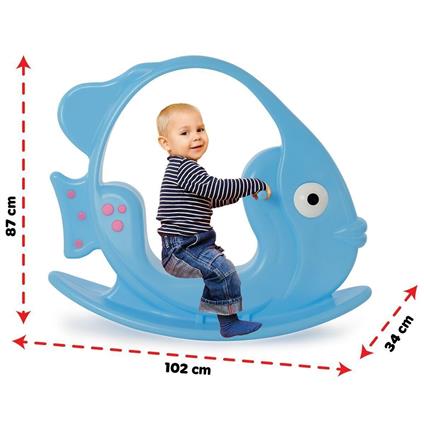 06 151M Sallanan Balık Bebek Mavi