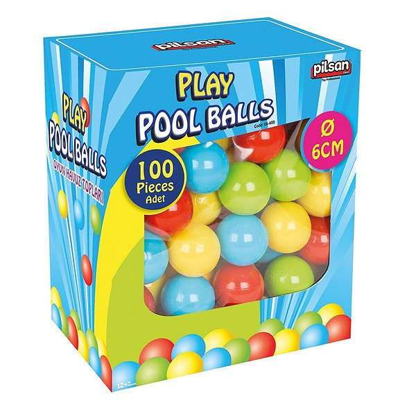 06 400 Oyun Havuz Topları Kutulu 6 CM 100 LÜ