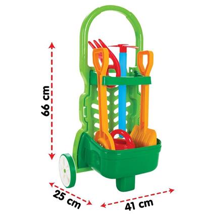 07 619 Arabalı Bahçe Seti