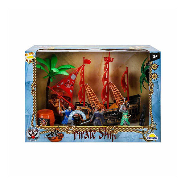 1002010 Sesli Ve Işıklı Korsan Gemisi Oyun Seti -Sunman