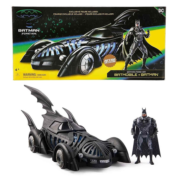 1005615 Sun-Spm-Figür Set Retro Collectıon DC Batmobıle Batman 1 Fgr. Exc.