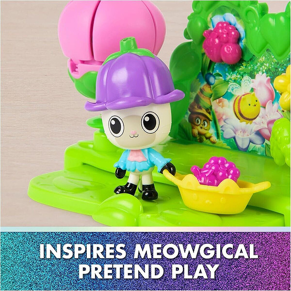 1008538 Sun-Spm-Figür Set Gabby S Dollhouse Bahçe Seti 12 Prç.