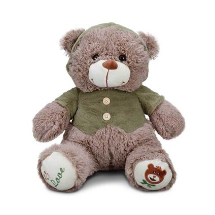 1014 Puffy Friends T Shirtlü Sevimli Peluş Ayı 43 Cm