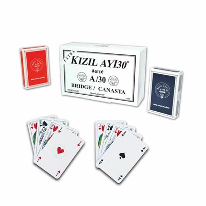 1030165 Ext Kızıl Ayı Artex A30 Oyun Kağıdı -Star Okey