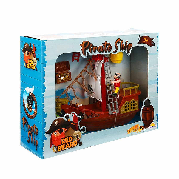 1031229 Sun-Yfn-Rdb-Korsan Oyun Set Beyaz Yelken Ort