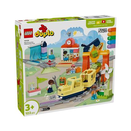 10428 Lego Duplo  Büyük İnteraktif Mahalle Treni 103 Parça +3 Yaş