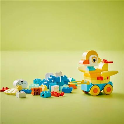 10448 Lego Duplo 3'Ü1 Arada Tekerlekli Hayvanlar 58 Parça +2 Yaş