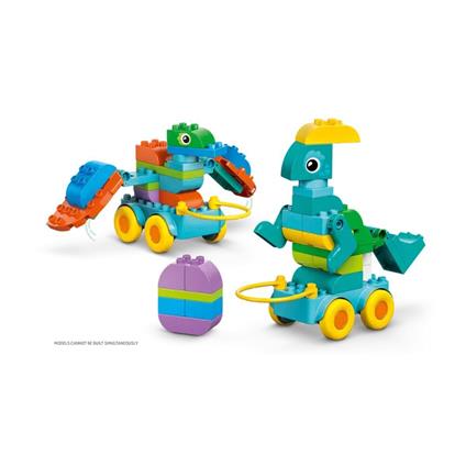 10451 Lego Duplo 3'Ü1 Arada Tekerlekli Dinozorlar 103 Parça +3 Yaş