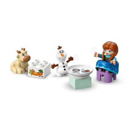 10455 Lego Duplo Anna Ve Elsa'nın Karlar Ülkesi Şato Partisi 54 Parça +2 Yaş