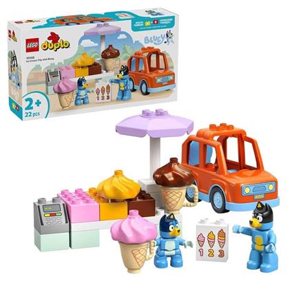 10458 Lego Duplo Bluey İle Dondurma Gezisi 22 Parça +2 Yaş