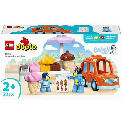 10458 Lego Duplo Bluey İle Dondurma Gezisi 22 Parça +2 Yaş