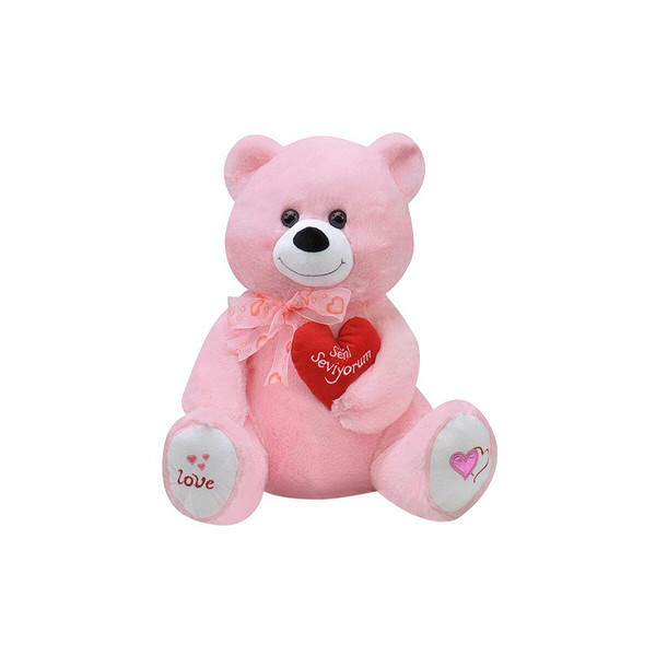 1045P SL Tıkıl Ayı 65 Cm Pembe