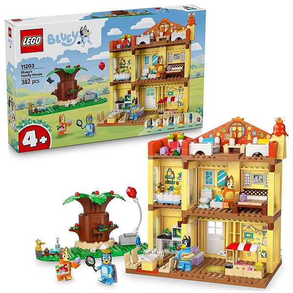 11203 Lego Duplo Bluey Bluey'nin Aile Evi 382 Parça +4 Yaş