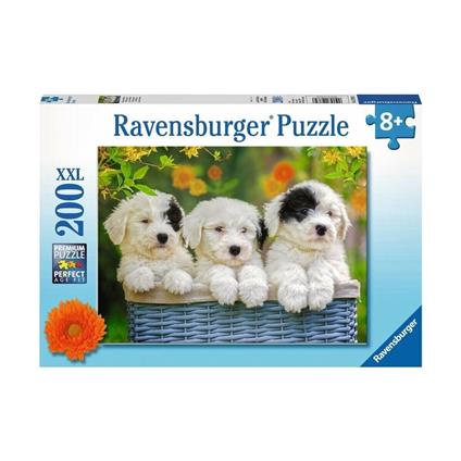 127658 Cuddly Puppies 200 Parça Xxl Ravensburger Puzzle
