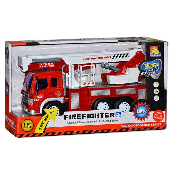 12956 1:16 Sesli Ve Işıklı İtfaiye Araçları