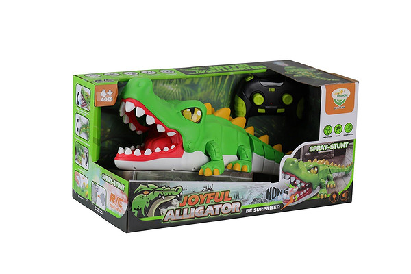 1376A Şarjlı Uzaktan Kumandalı Timsah Spreyli