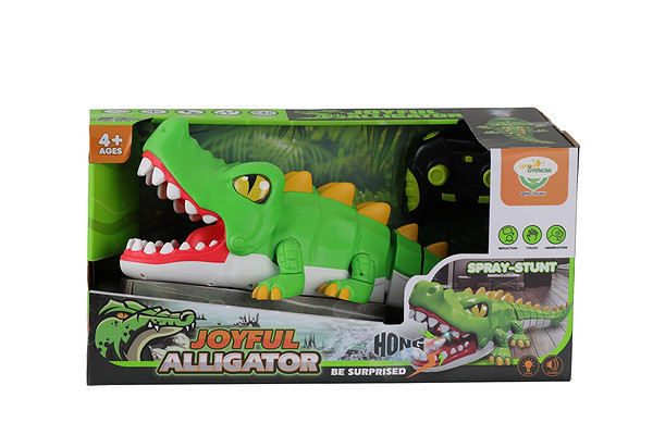 1376A Şarjlı Uzaktan Kumandalı Timsah Spreyli