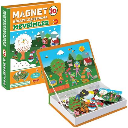 1505 Dıytoy, Magnet Hikaye Oluşturma - Mevsimler / +3 Yaş