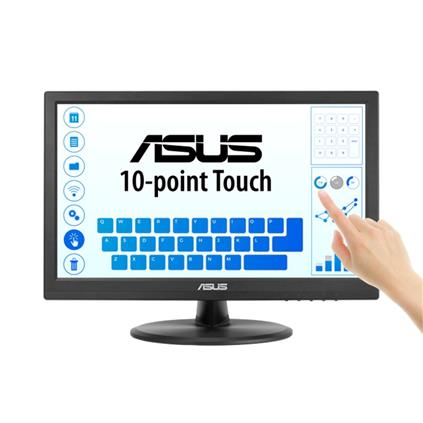 15.6 Asus VT169HE Ips 5MS 60Mhz 1Xvga 1Xhdmı Fhd 1920X1080 Dokunmatik Ekran Flıcker Free Çerçevesiz Vesa Siyah