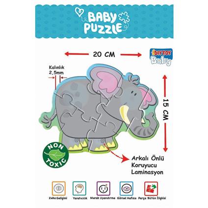 1703 Baby Puzzle Benim İlk Hayvanlar Puzzlem