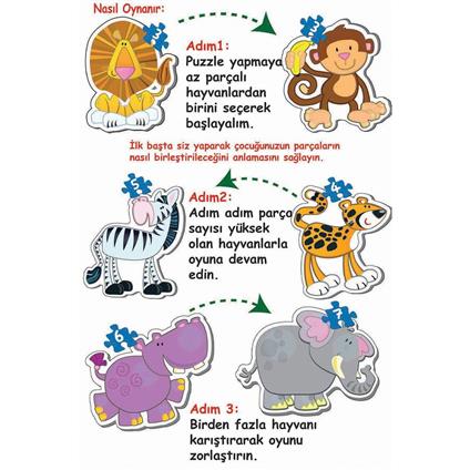 1703 Baby Puzzle Benim İlk Hayvanlar Puzzlem