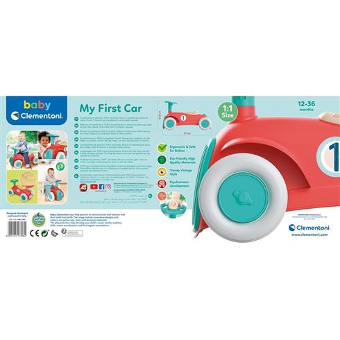 17308 Baby Clementoni İlk Klasik Arabam / 12-36 Ay