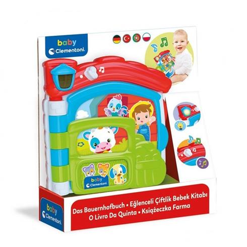 Baby Clementoni Eğlenceli Çiftlik Bebek Kitabı 17652