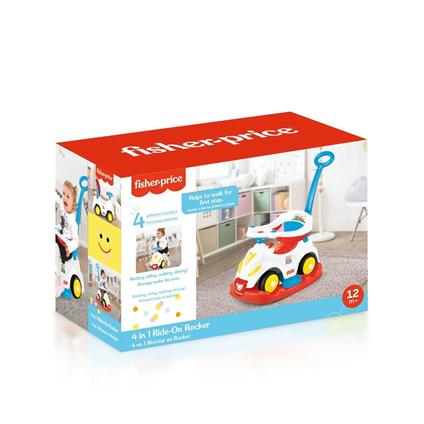 1812 Fisher Price Smile Araba 4Ü 1 Arada
