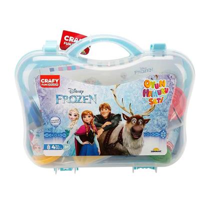 1877 Crafy Frozen Çantalı Oyun Hamuru Seti 200 G 20 Parça