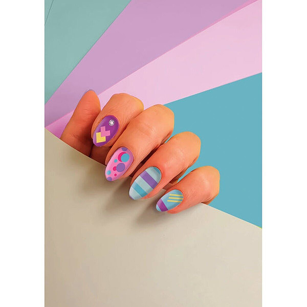 18896 Crazy Chic - Tak Ve Git Tırnaklar - Rengarenk