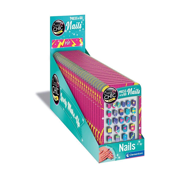 18907 Crazy Chic - Tak Ve Git Tırnaklar - Gökkuşağı