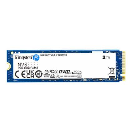 2 TB Kıngston NV3 M.2 Nvme Pcıe Gen4 6000/5000Mbs Snv3s/2000G