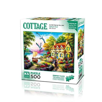 20084 Puzzle 500 AN Old Tale BY The Lake