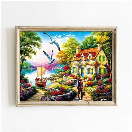 20084 Puzzle 500 AN Old Tale BY The Lake