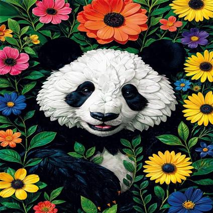 20088 Puzzle 500 Blossoming Panda