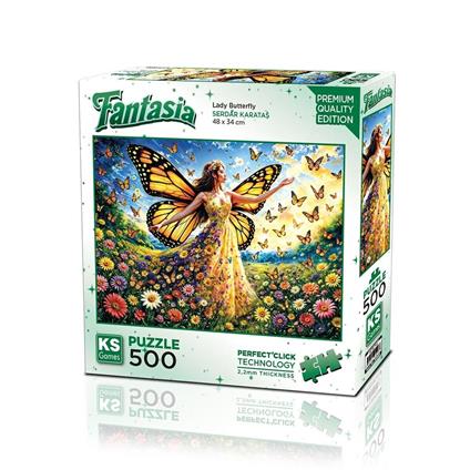 20093 Puzzle 500 Lady Butterfly